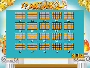 Spartan Gold paytable3